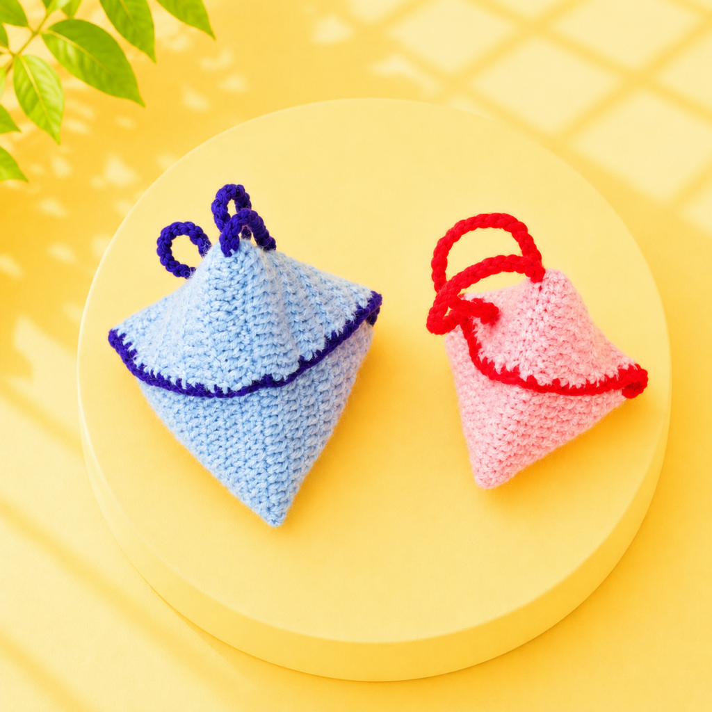 Crochet Samosa Pouch