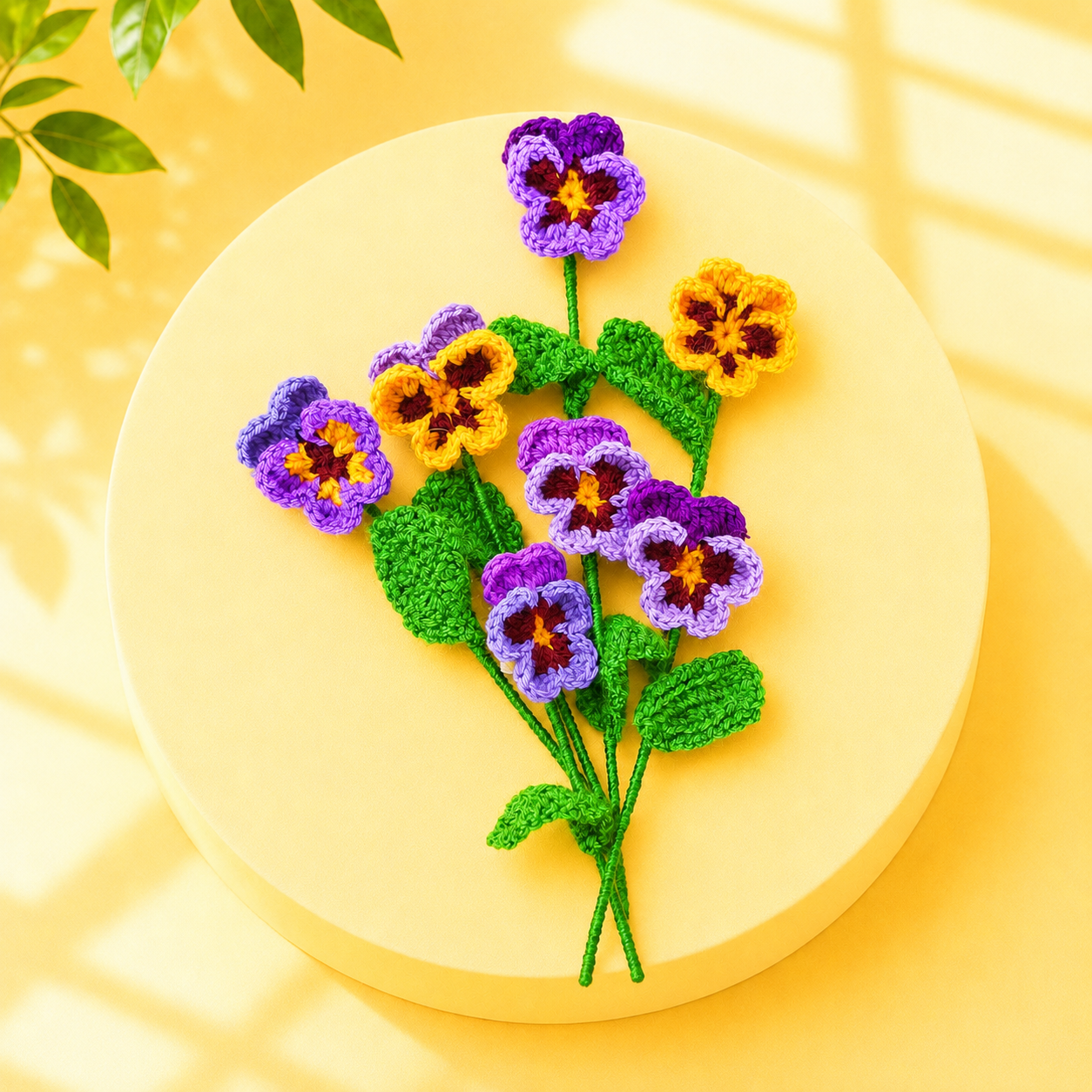 Crochet Pansy