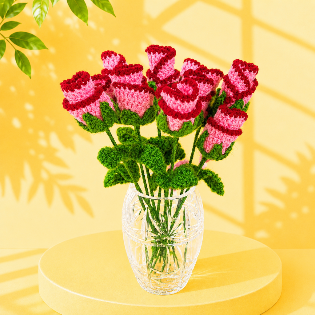Crochet Rosebuds