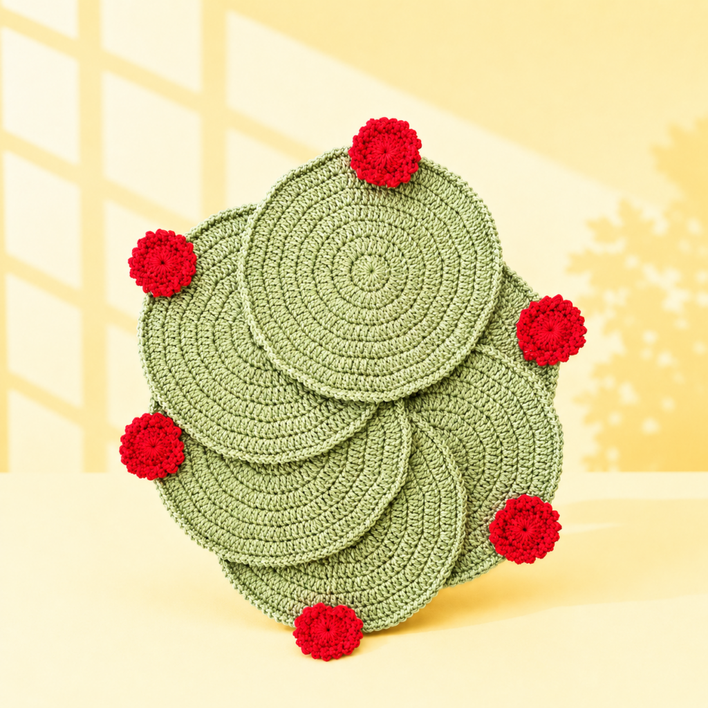 Crochet Coaster Set