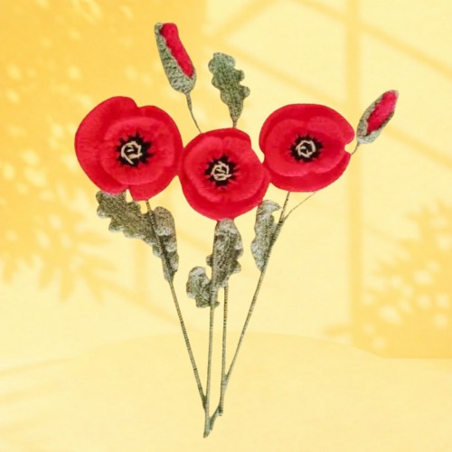 Crochet Poppy Flower