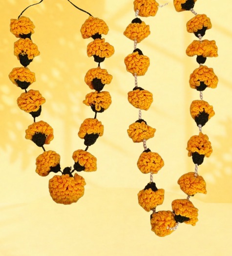 Crochet Marigold Garland