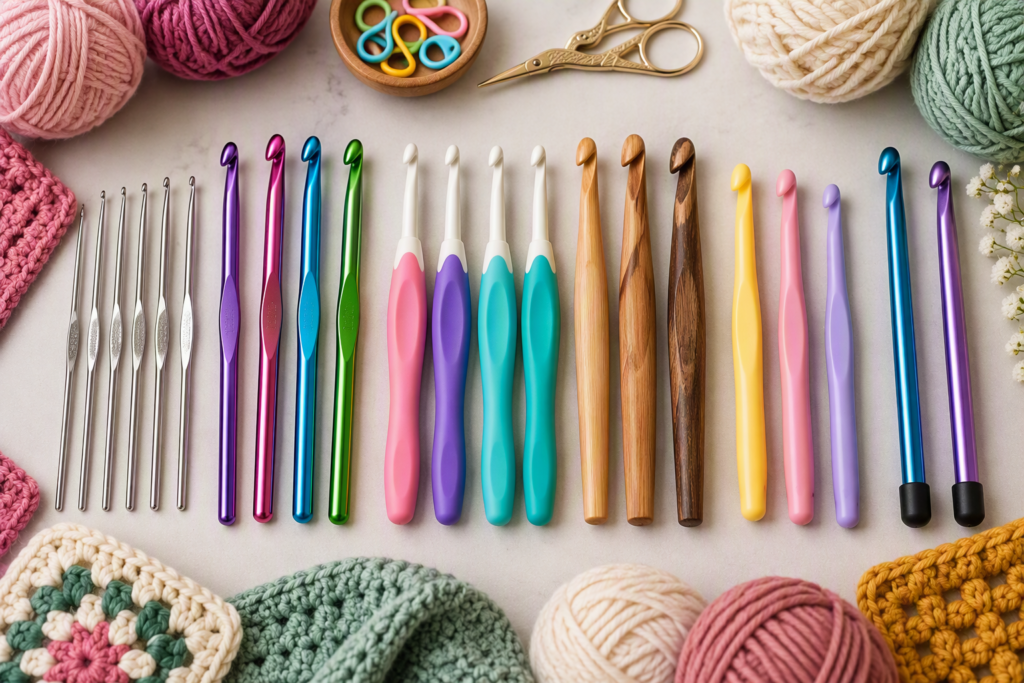 Types of Crochet Hooks